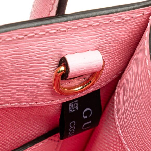 GUCCI Pink Leather Shoulder Bag - Picture 7 of 14